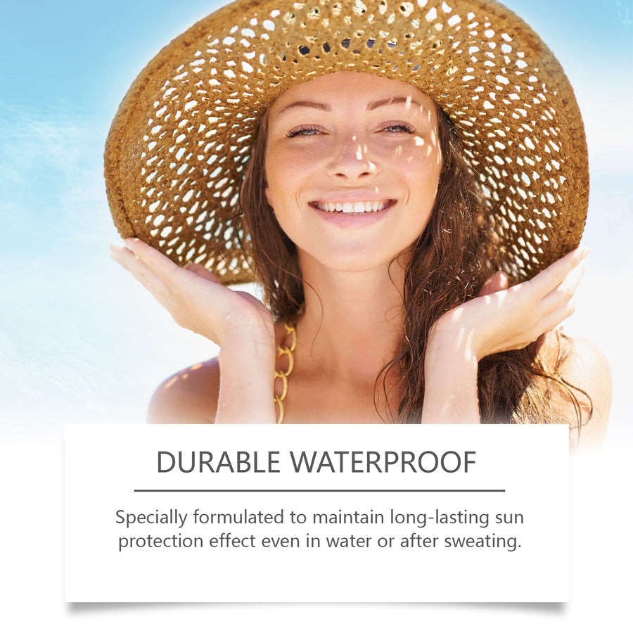 SPF 50 Sunscreen Stick - Waterproof Mess-Free Body Protection