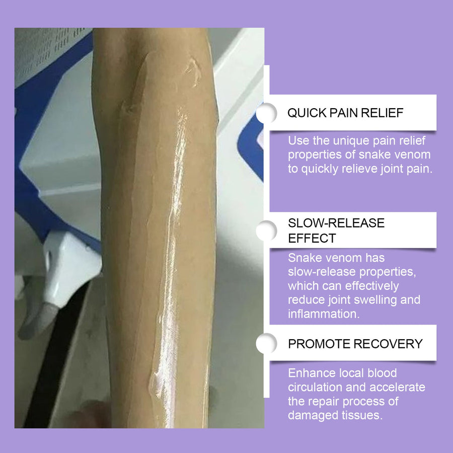 Snake Venom Joint Pain Gel – FDA-Certified Relief in 3-6 Weeks