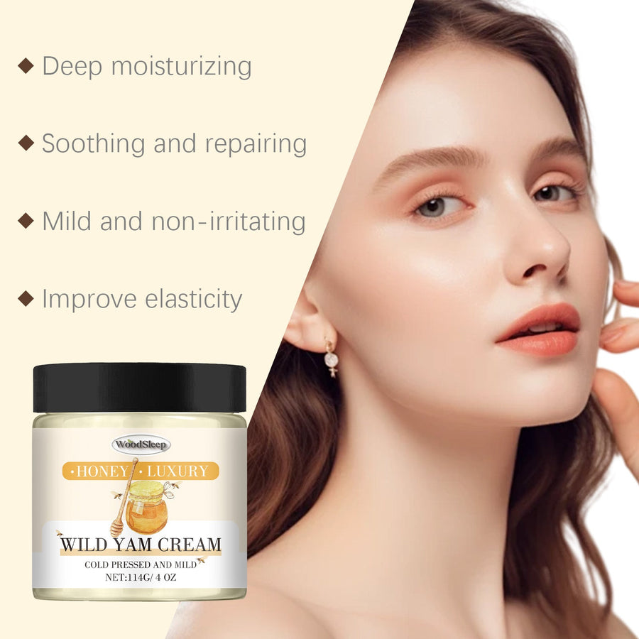 Honey Moisturizing Cream for Dry, Delicate Skin Daily Care