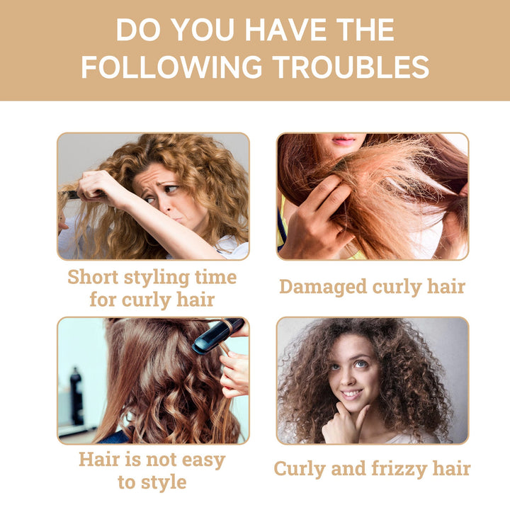 Curl Cream for Defined, Hydrated, Glossy, Frizz-Free Hair