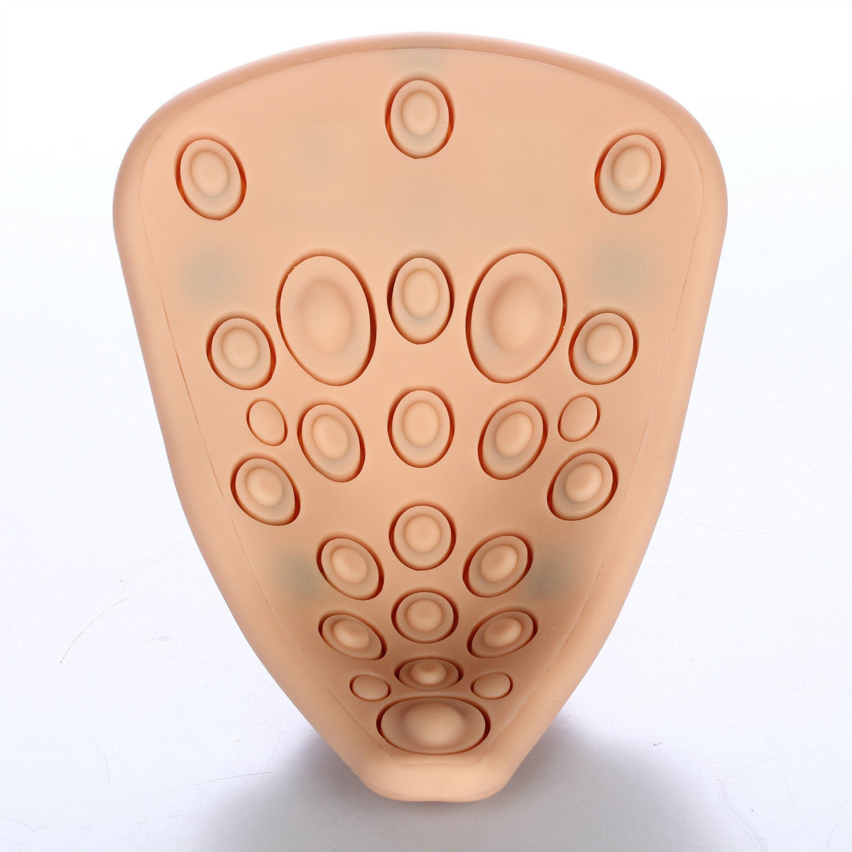 Silicone Penis Massager — Multi-Nodule Hands-Free Training