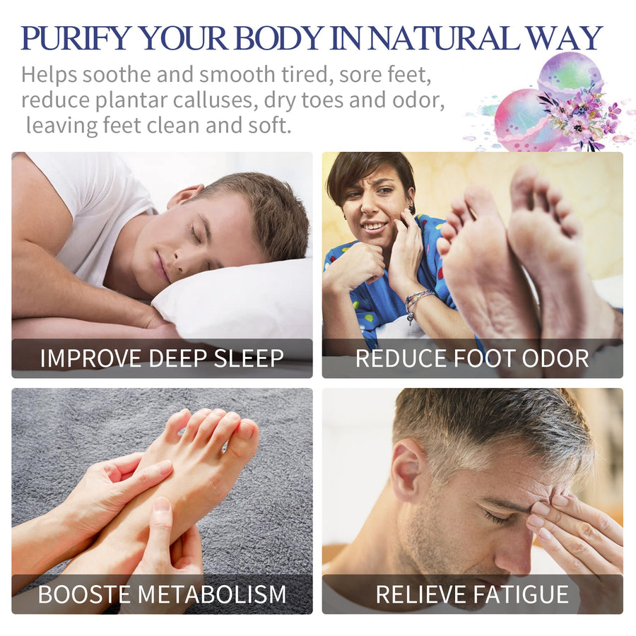 Natural Foot Bath Bombs — Soothe Tired Feet & Soften