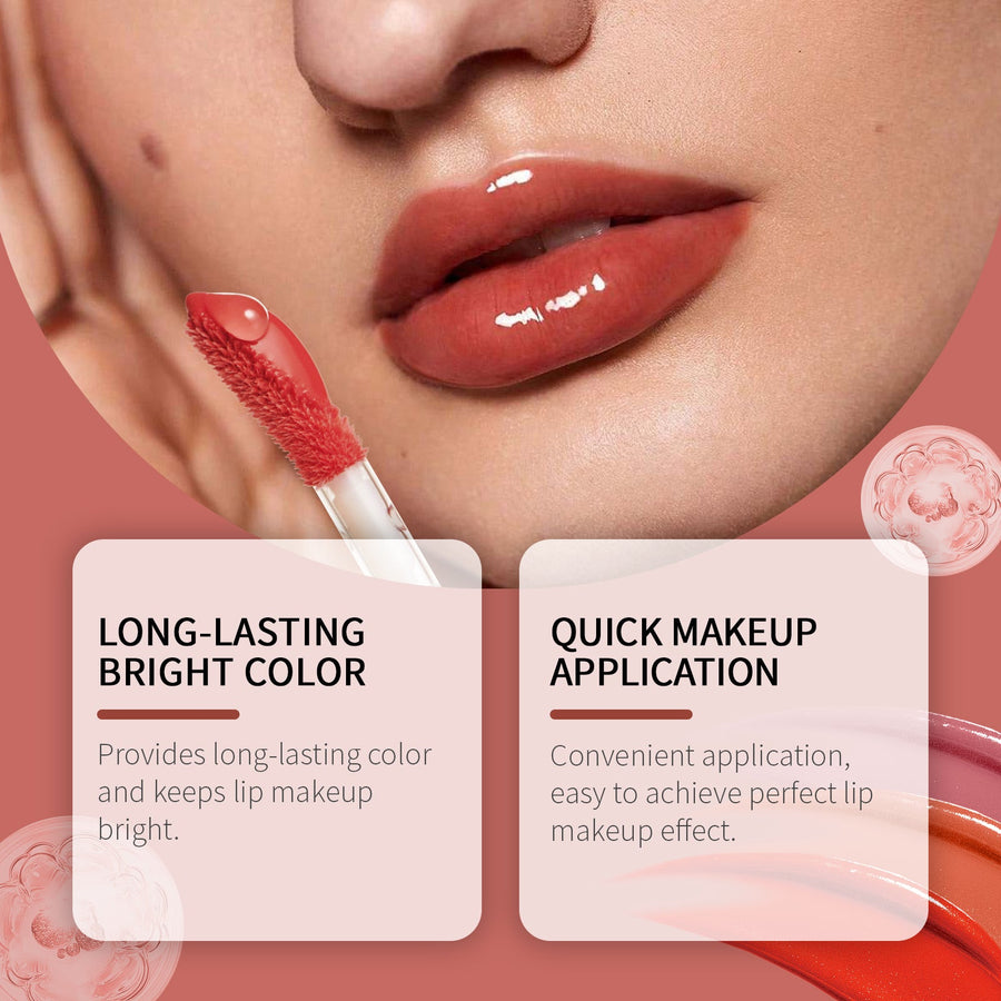 Lip Glaze Liquid Lipstick - Long-Wear, Non-Stick Color