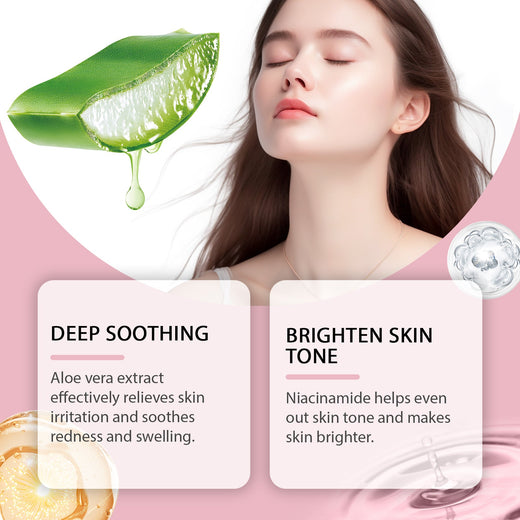 Aloe Vera Soothing Essence 78% - Calms Redness Fast
