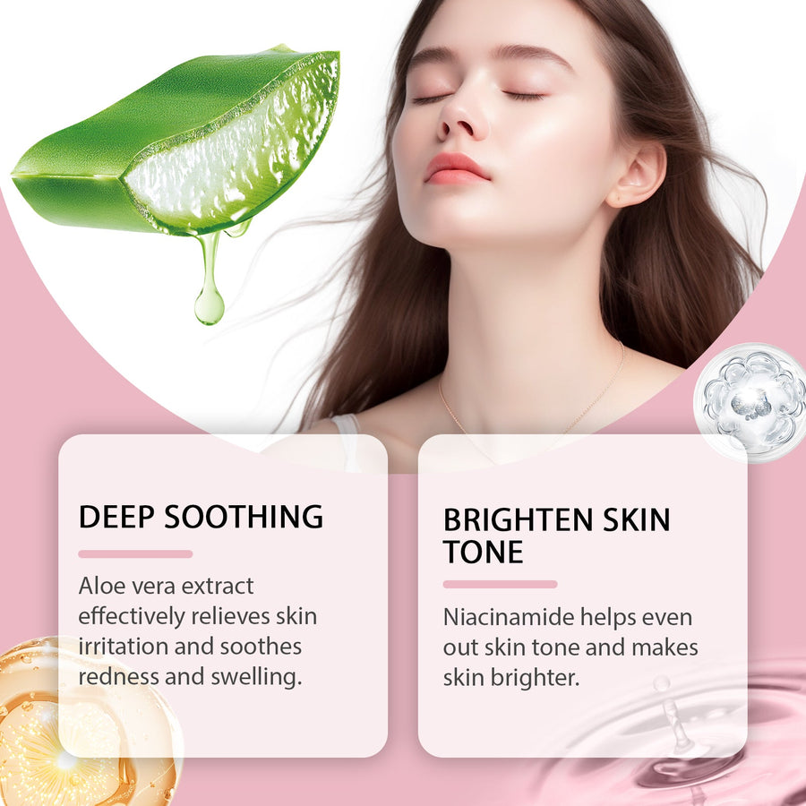 Aloe Vera Soothing Essence 78% - Calms Redness Fast