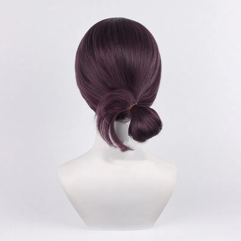 Cosplay Wig – Ready-to-Wear Deep Purple Raiju Style