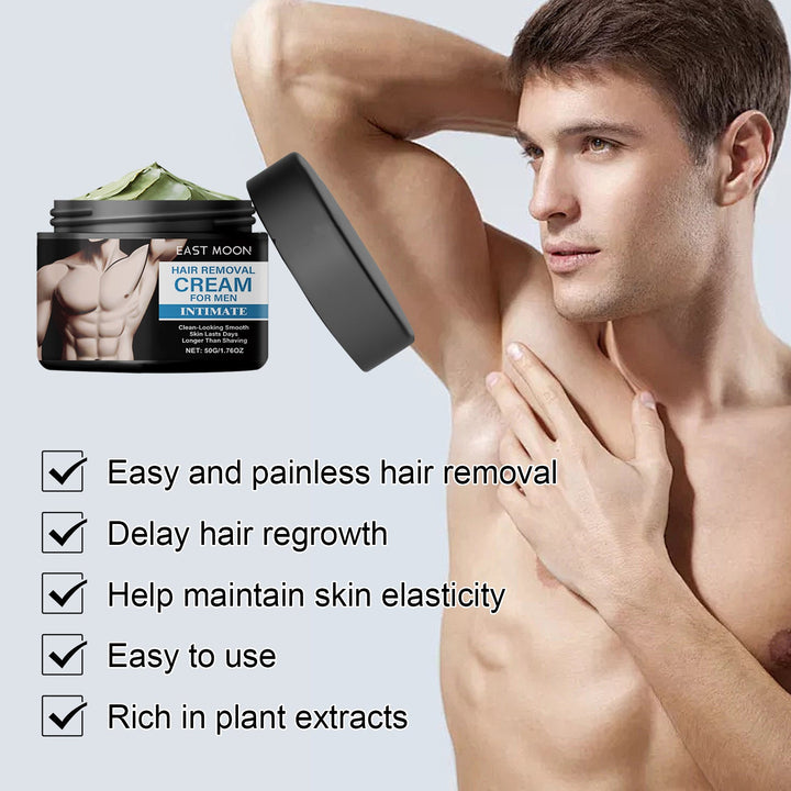 Men's Hair Removal Cream - Smooth Skin Without Razor Burn
