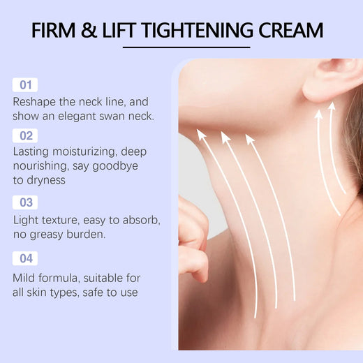 Neck Firming Cream for Sagging Skin & Fine Lines