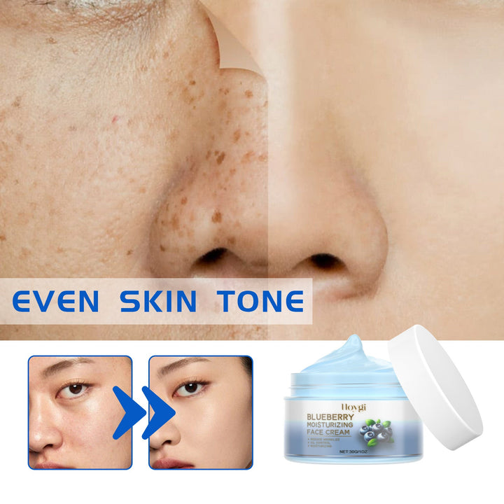 HOYGI Blueberry Cream for Wrinkles, Oil Control & Glow