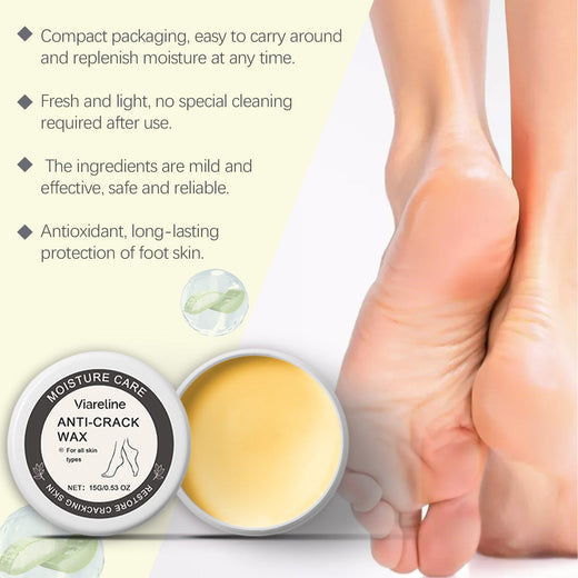 Foot Care Wax for Dry, Smooth, Hydrated-Looking Skin