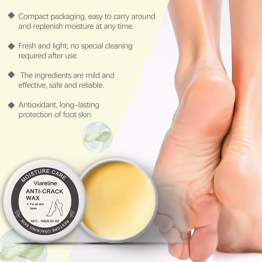 Foot Care Wax for Dry, Smooth, Hydrated-Looking Skin