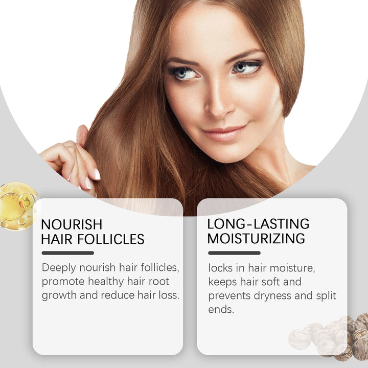 Hair Care Oil for Dry, Frizzy Hair & Scalp Moisture