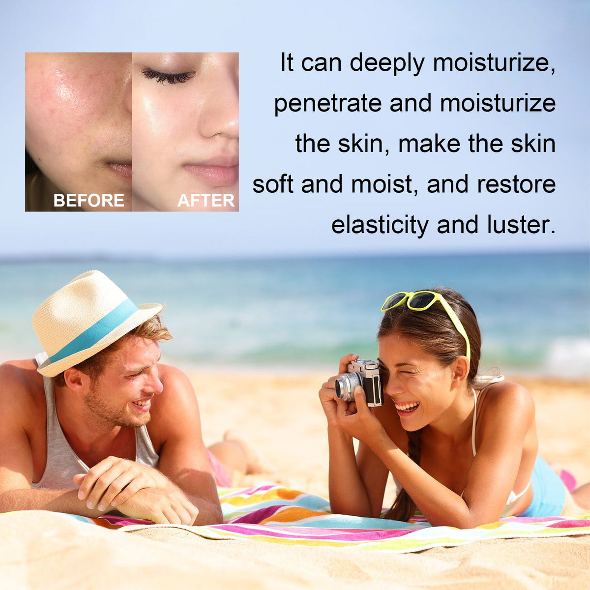 SPF 50+ Hyaluronic Sunscreen Emulsion, Non-Sticky Daily Wear