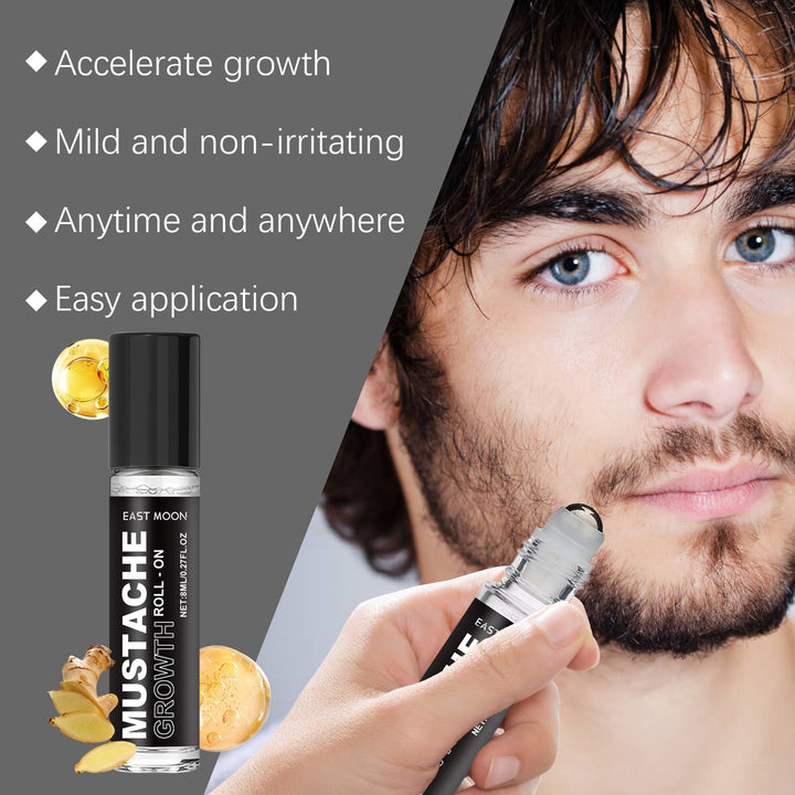 Beard Growth Serum Roll-On — Fuller, Thicker Beard in Weeks