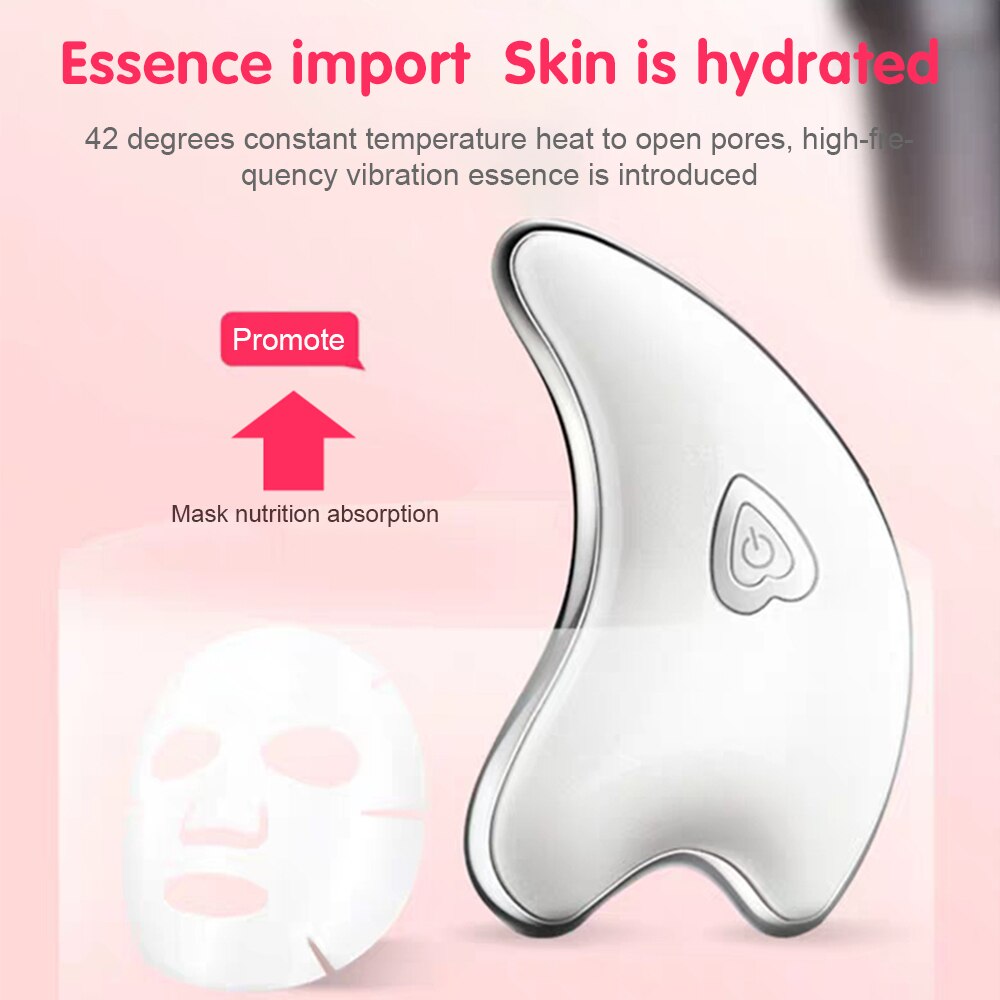 Electric Face & Neck Massager — Heat & Vibration for Firmer