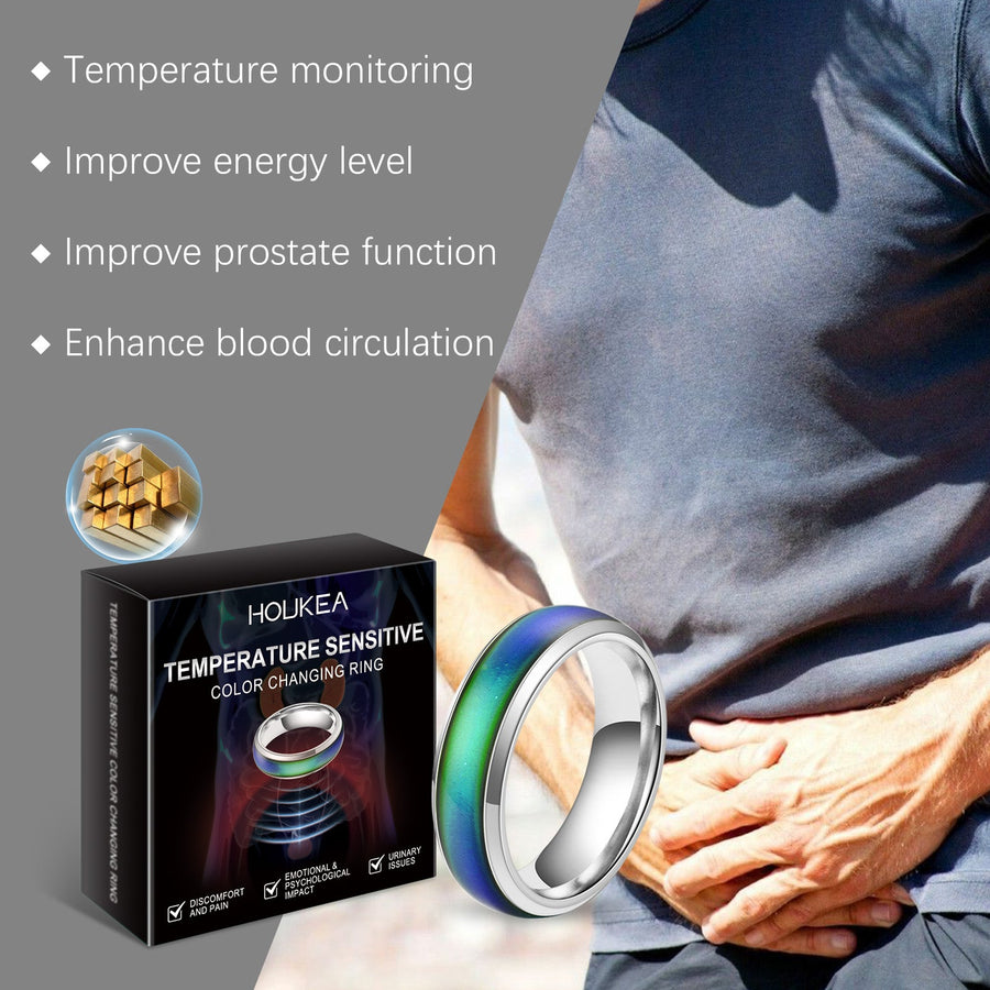 Color Changing Ring — Real-Time Body Temperature Monitor