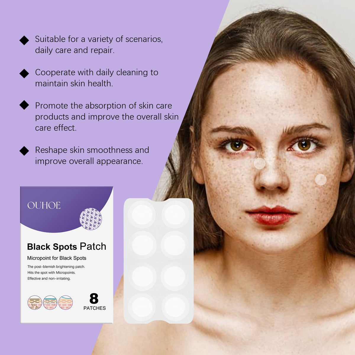 Ouhoe Micropoint Acne Patches for Spots and Blemishes
