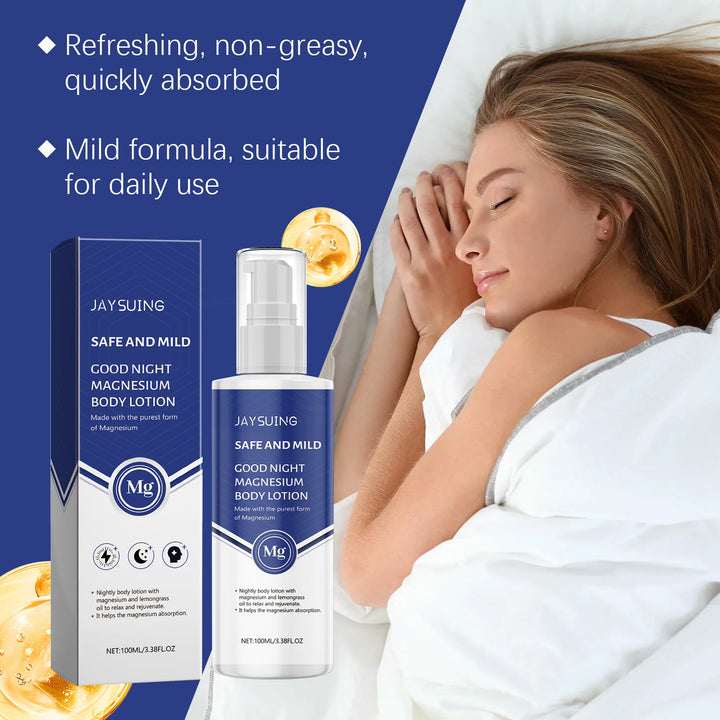 Magnesium Body Lotion for Nighttime Hydration Care