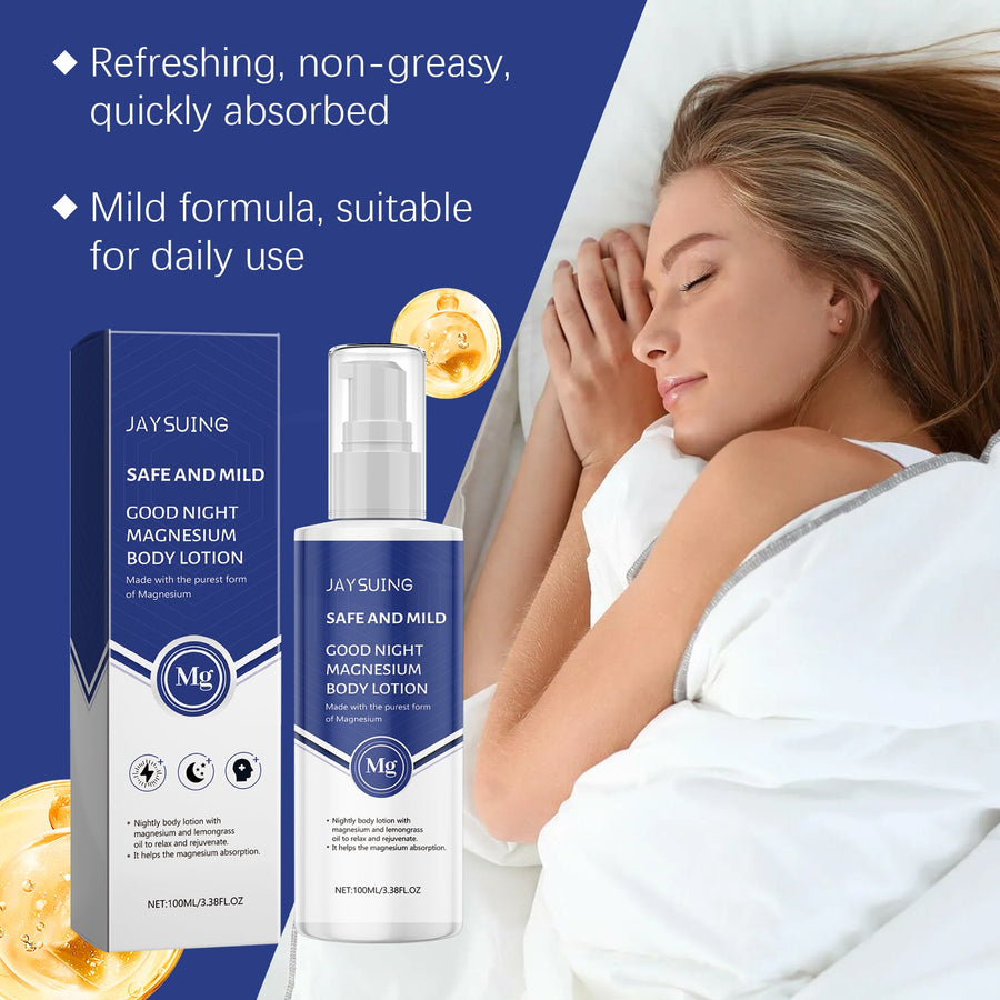 Magnesium Body Lotion for Nighttime Hydration Care