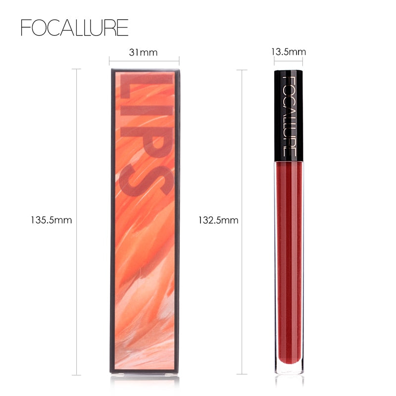 Liquid Lipstick Matte Color, Waterproof Kiss-Proof Wear