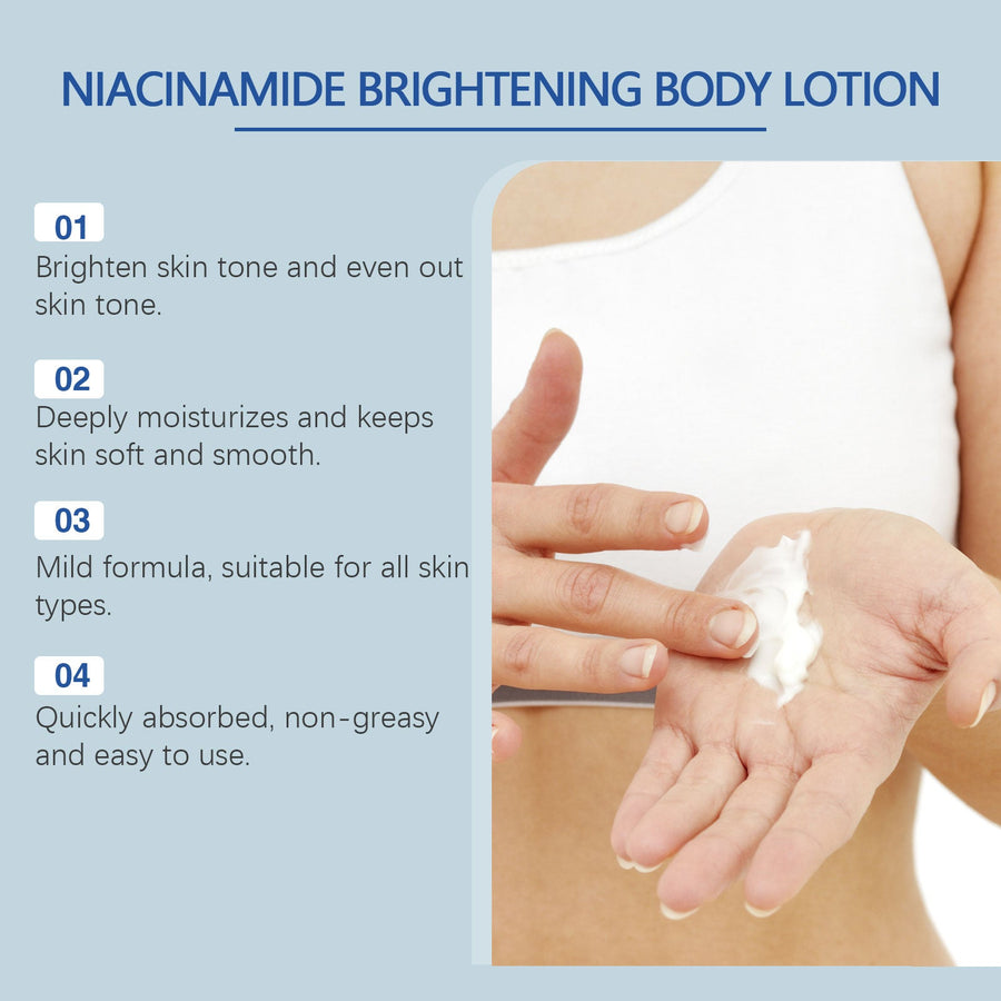 Niacinamide Body Lotion for Brighter, Softer-Looking Skin