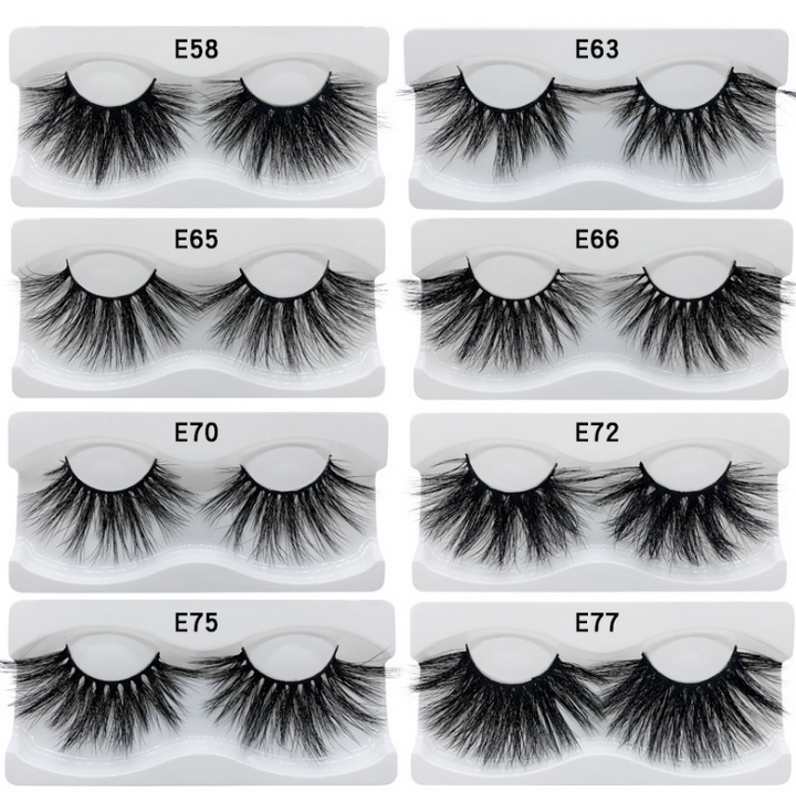 Criss-Cross False Eyelashes for Dramatic Eye Volume