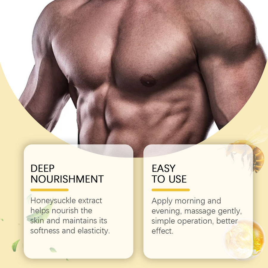 Men’s Chest Massage Oil — Firmer, Defined Chest in 2 Weeks