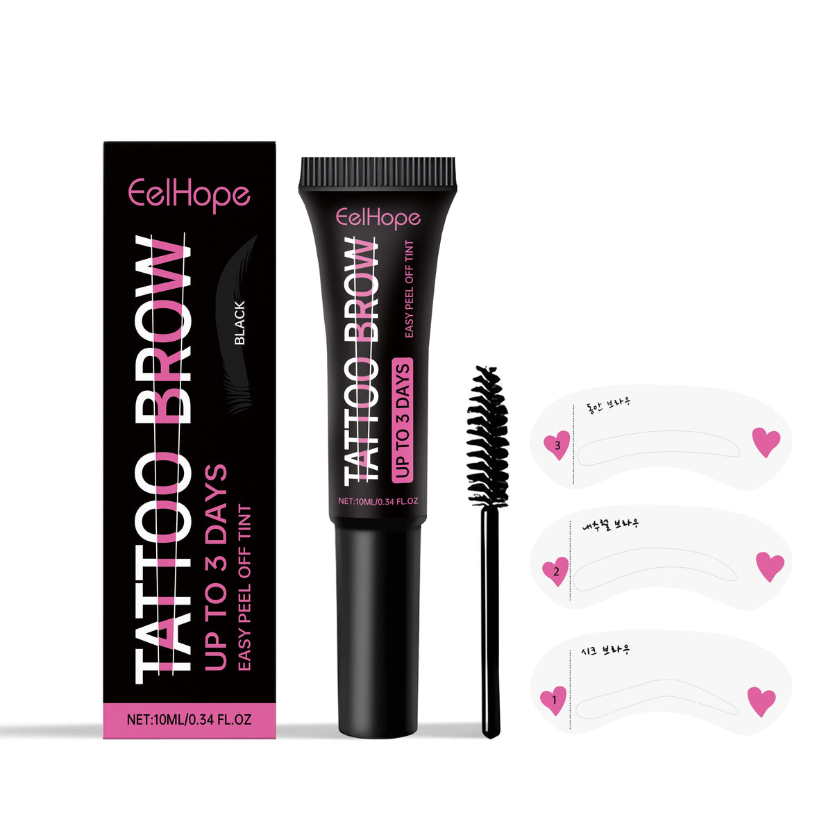 Eelhope Eyebrow Tint Gel — 7-Day Peel-Off Brow Color