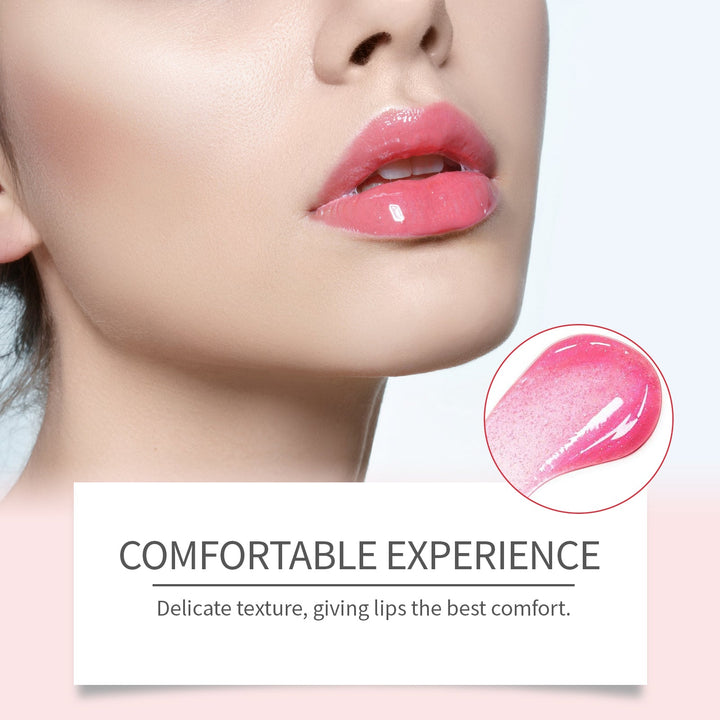 Pheromone Lip Gloss for Sheer Rosy Tint and Juicy Shine