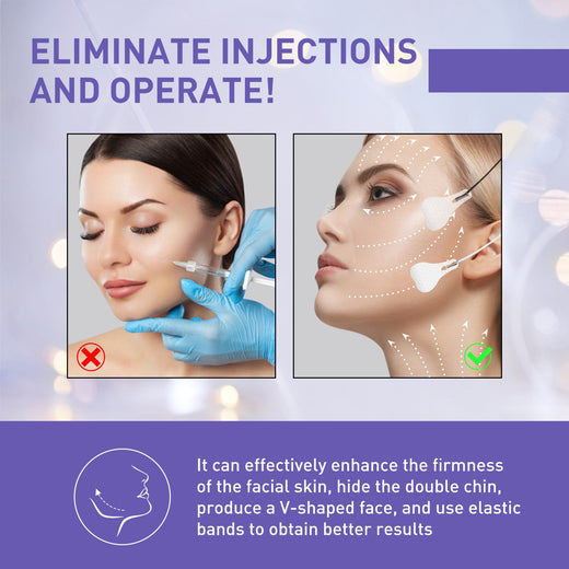 V-Shaped Face Lifting Patches for Temporary Contour