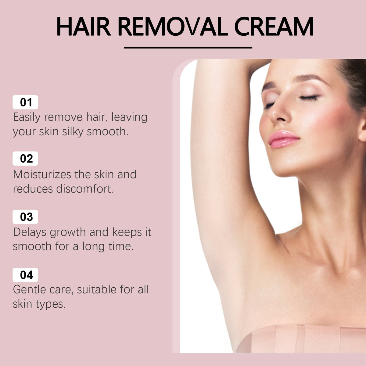 Hair Removal Cream for Sensitive Intimate Skin Care