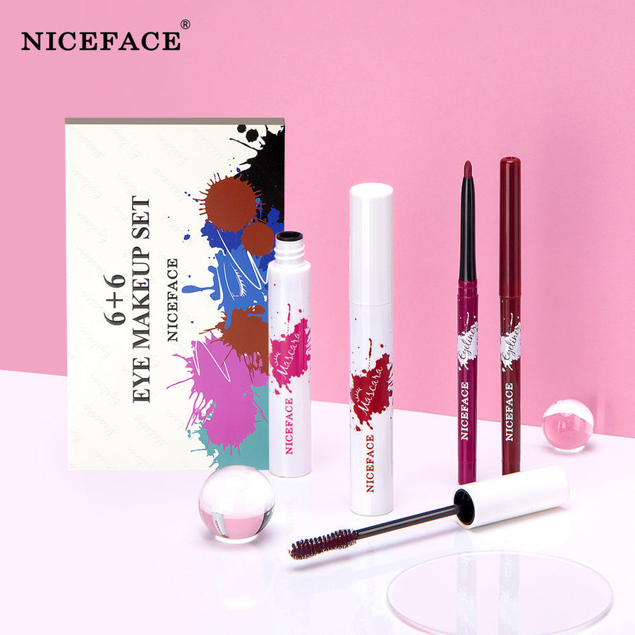 Colorful Mascara & Eyeliner Set for Defined Eye Looks