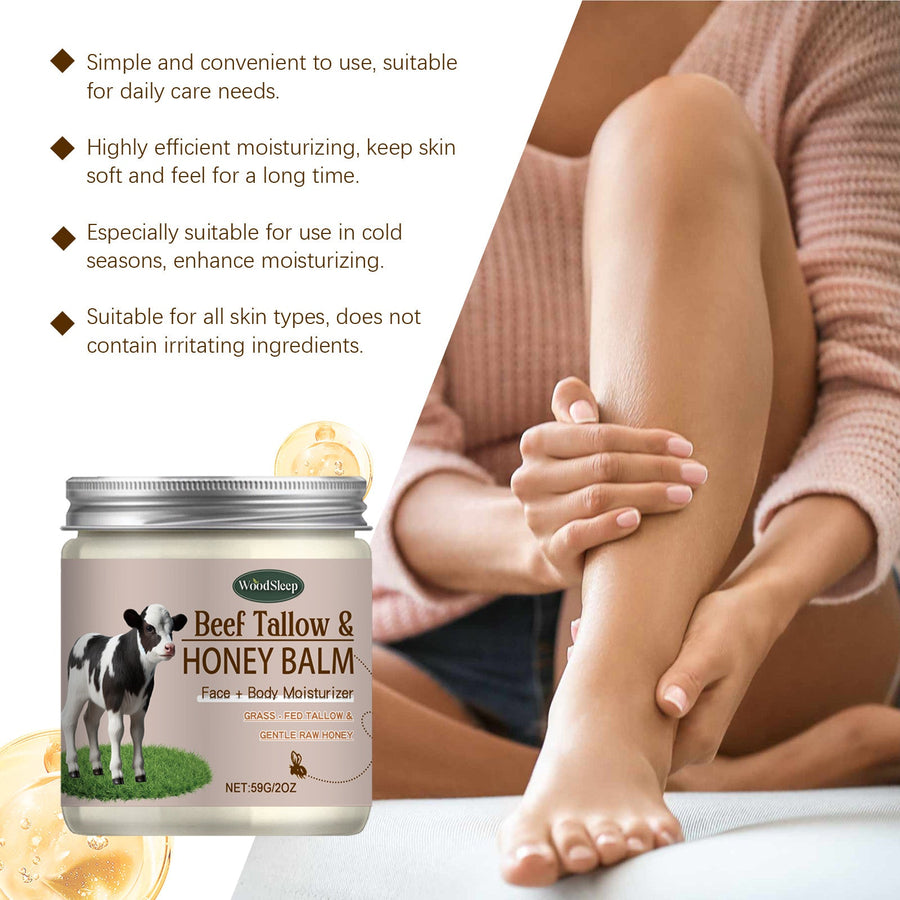 Face & Body Moisturizer with Honey for Dry, Soft Skin