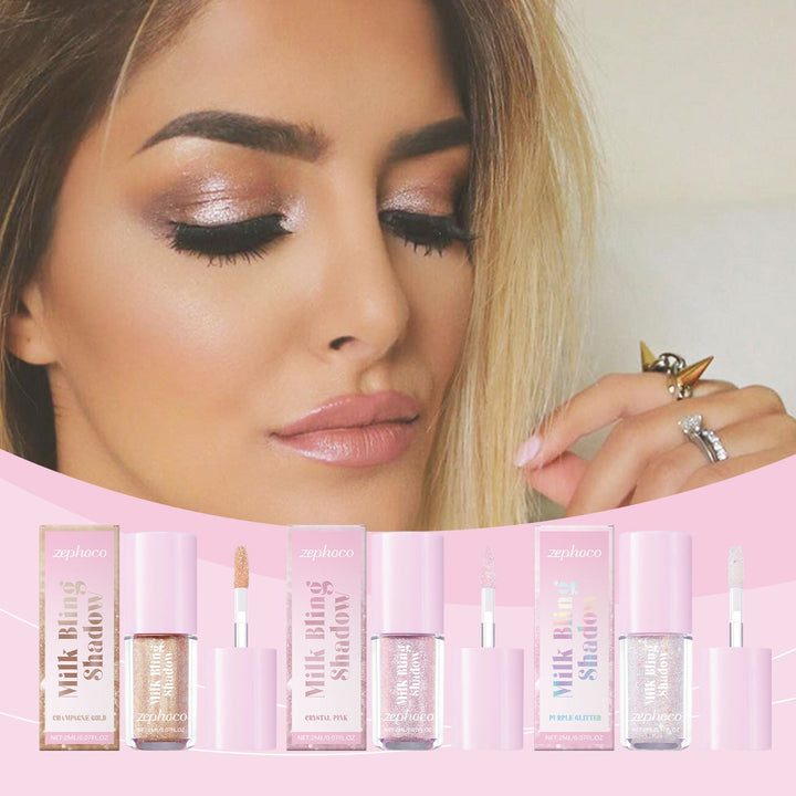 Liquid Eyeshadow for High-Impact Pearlescent Color