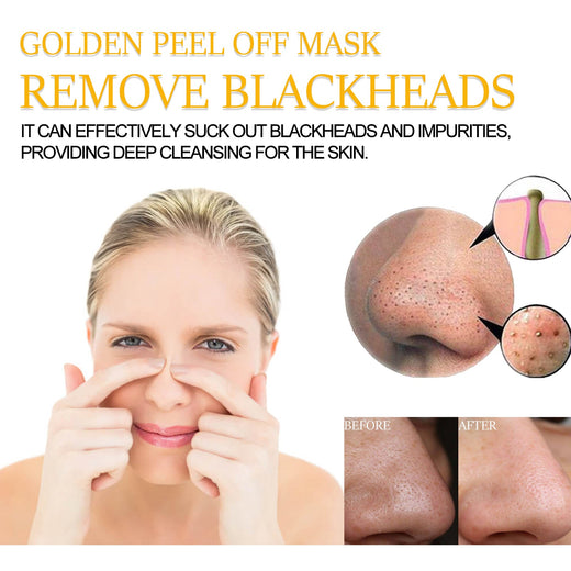 Golden Peel Off Mask for Blackhead Removal & Pores