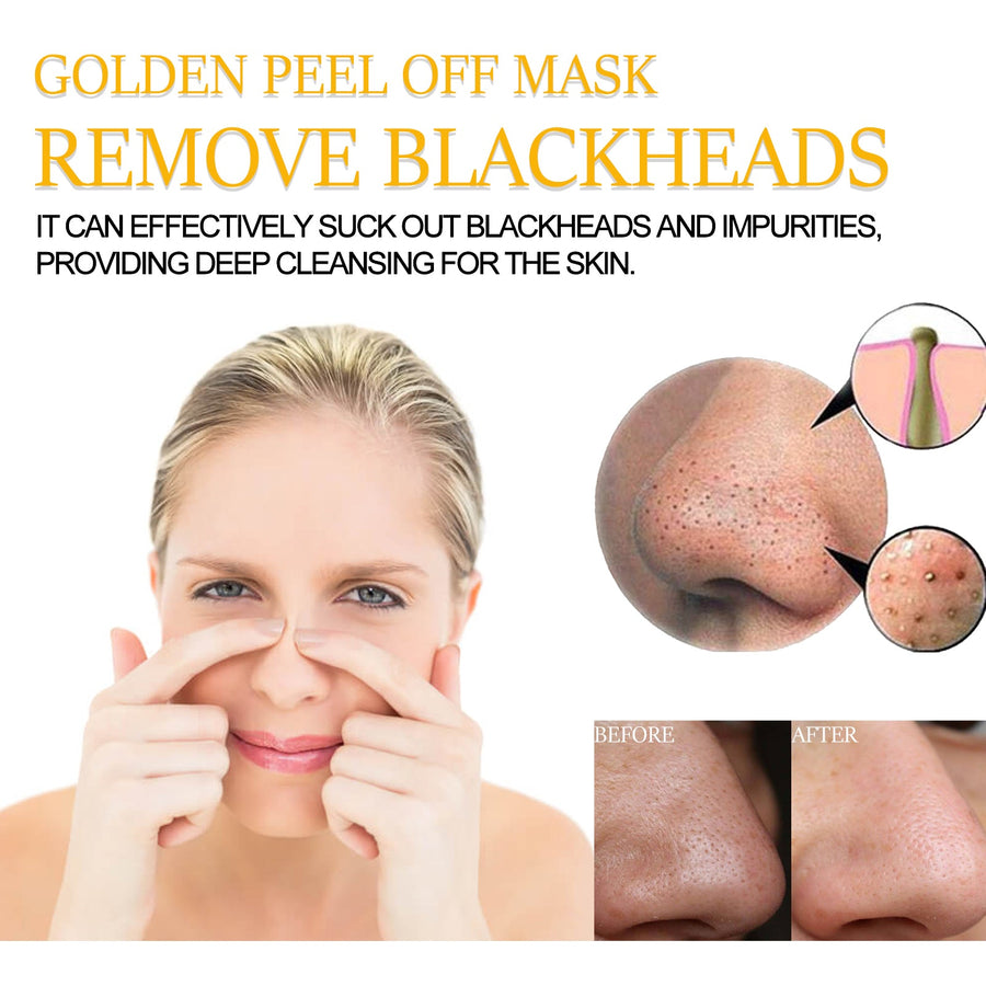 Golden Peel Off Mask for Blackhead Removal & Pores