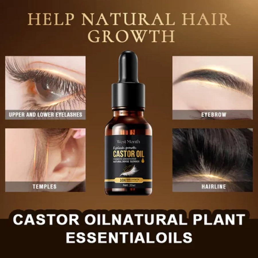 Castor Oil Mascara for Fuller-Looking Lashes & Hair