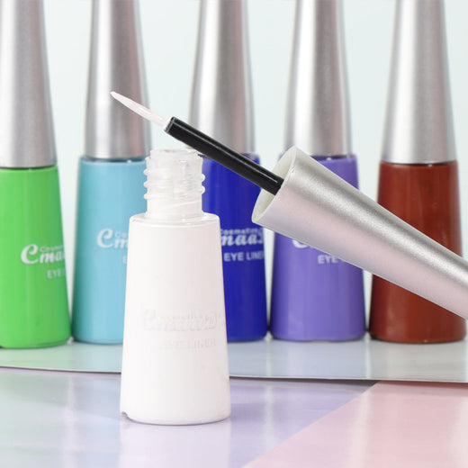 14-Color Liquid Eyeliner Set for Graphic Eye Looks