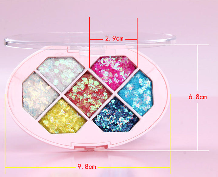 Glitter Eye Shadow Gel Palette for Bold Sparkle Looks