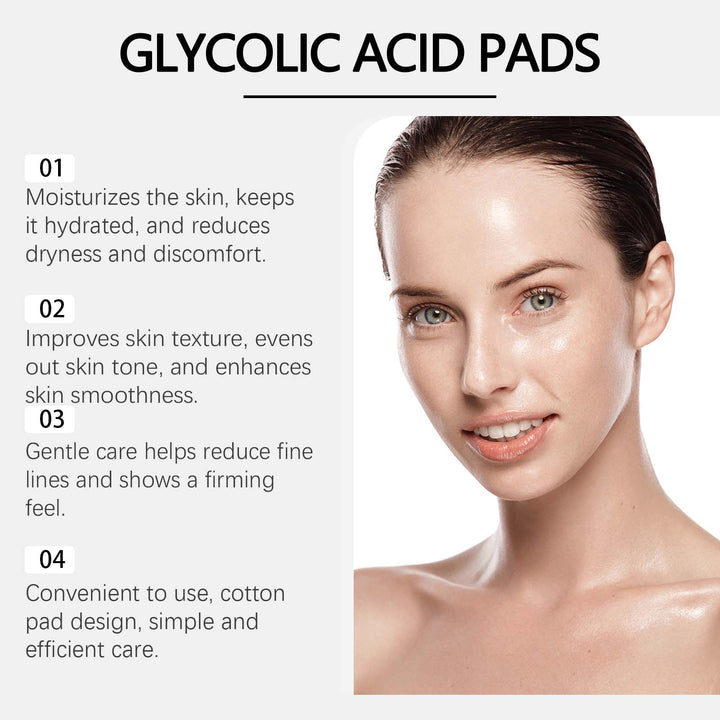 Glycolic Acid Exfoliating Pads for Clogged Pores & Texture