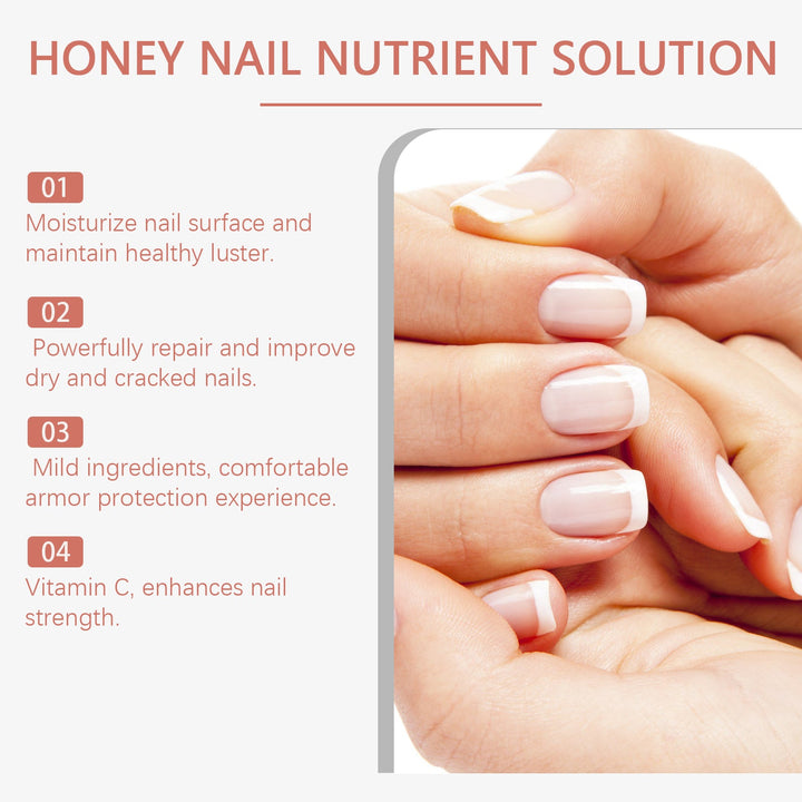 Honey Nail Oil for Dry Cracked Cuticles & Weak Nails