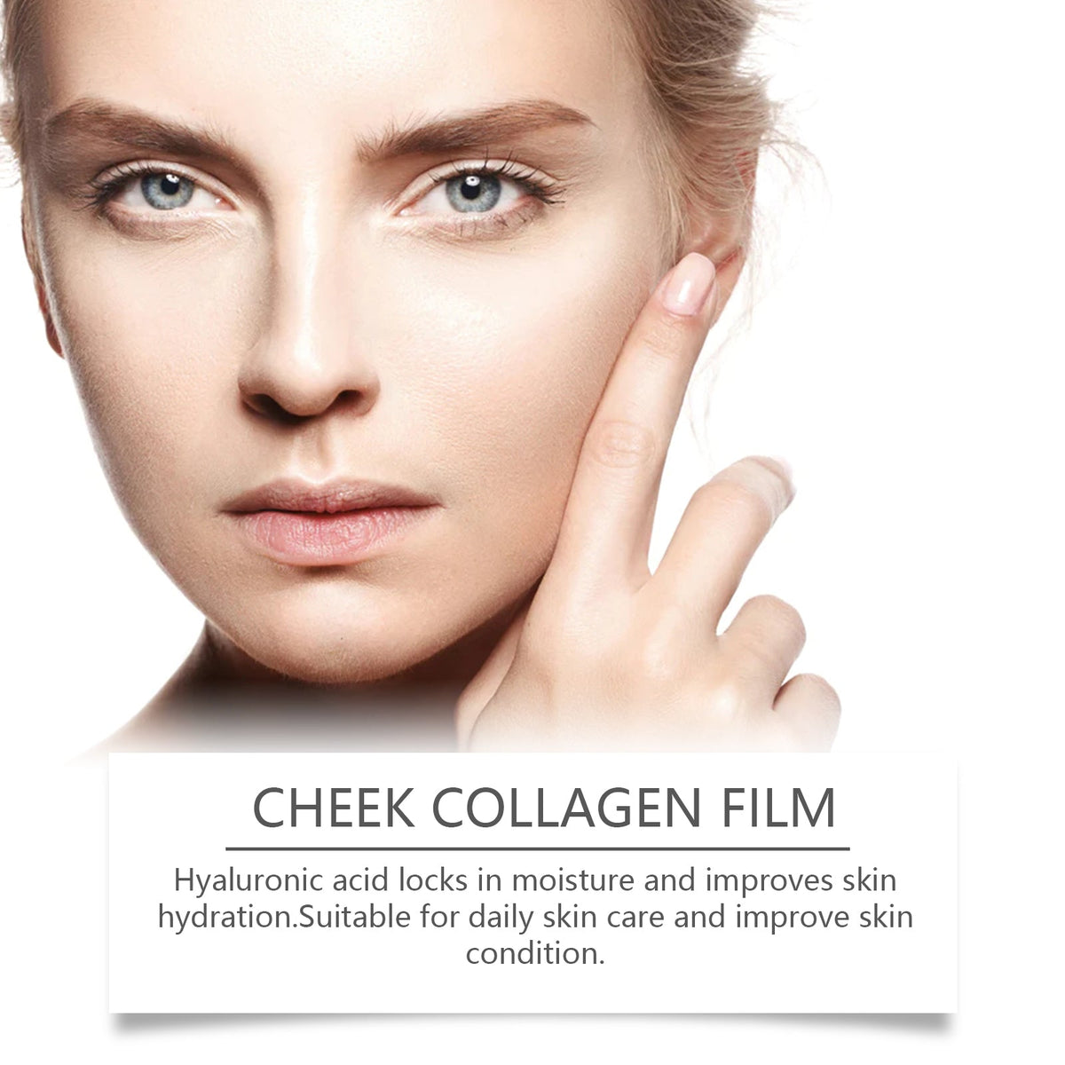 Hydrolyzed Collagen Patch for Cheek Wrinkles & Hydration