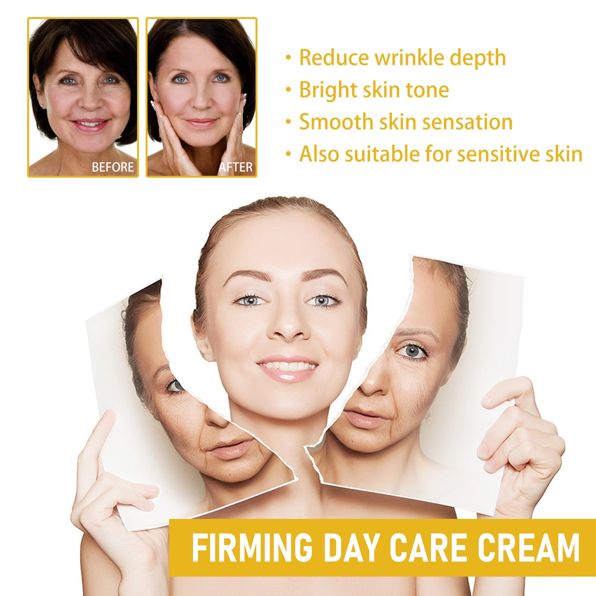 Collagen Face Cream for Firming and Fine Lines