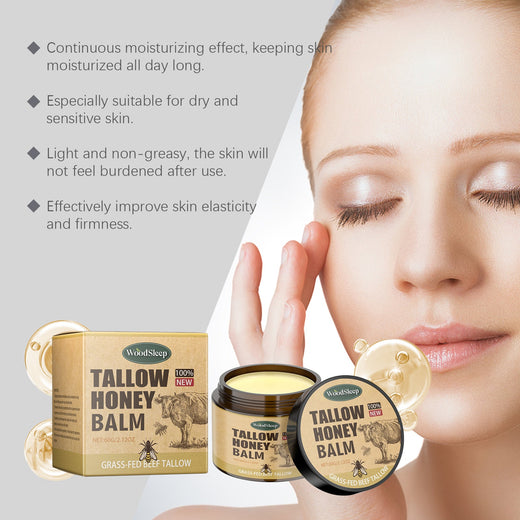 Tallow Honey Facial Moisturizer for Dry Sensitive Skin