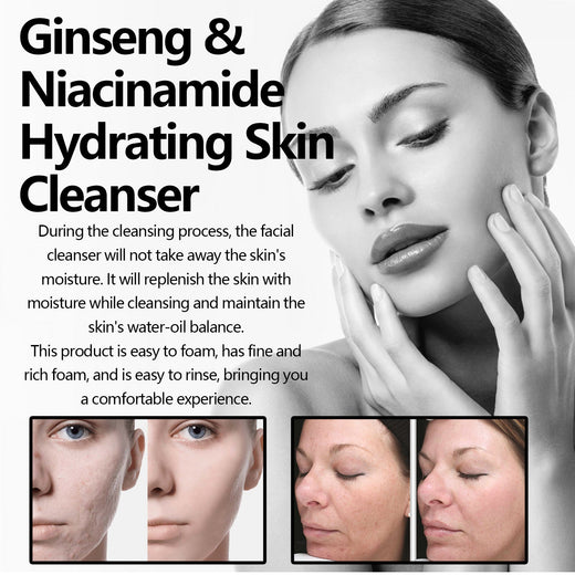 Ginseng Niacinamide Cleanser That Hydrates While It Cleans