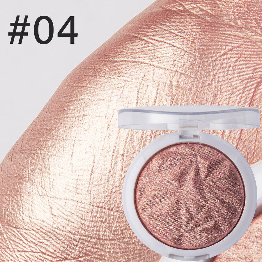 Pressed Highlighter Makeup Powder for Intense Glow