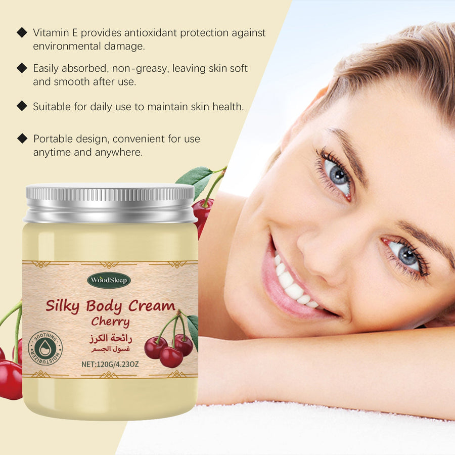Cherry Body Moisturizer for Soft, Non-Greasy Skin