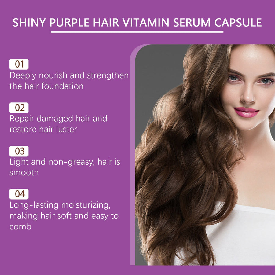 Hair Serum Capsules for Smooth, Healthy-Looking Shine