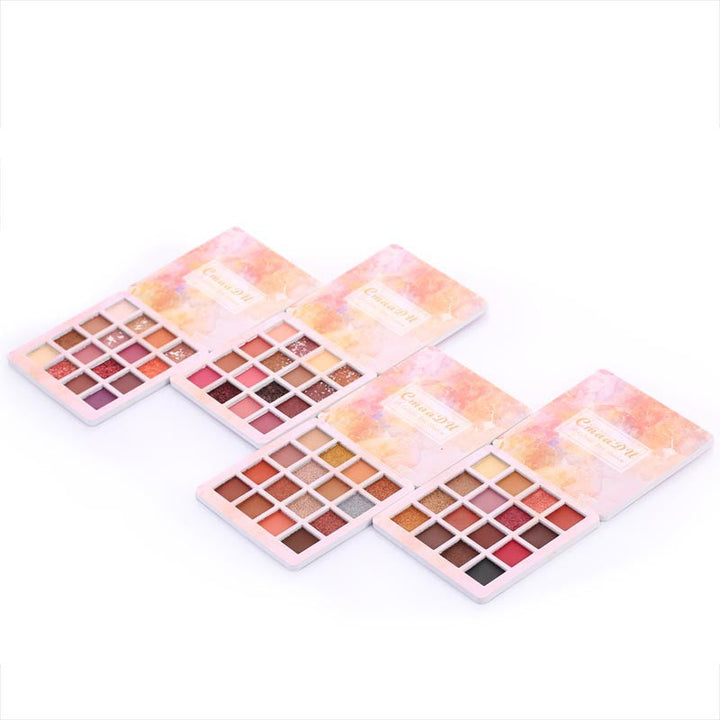 16-Shade Eyeshadow Palette for Matte & Glitter Looks