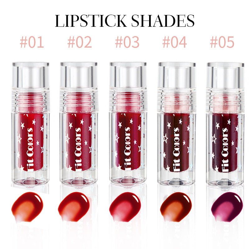 Liquid Lip Dye Set: Five Bold Shades For Easy Touch-Ups